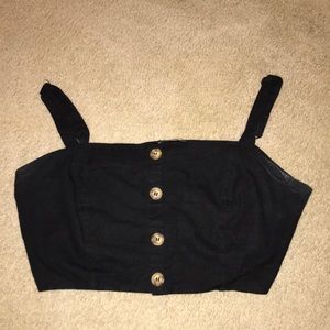 black womans crop top.